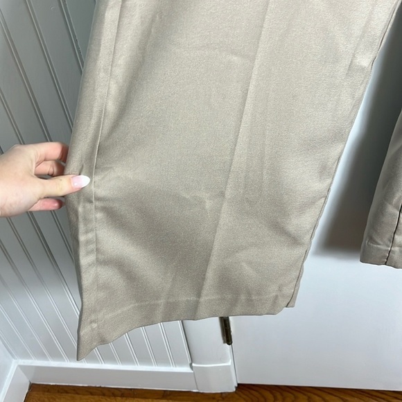 NWT Nordstrom Wide Leg Pull On Tan Pant Trousers Size 8 - Picture 4 of 13